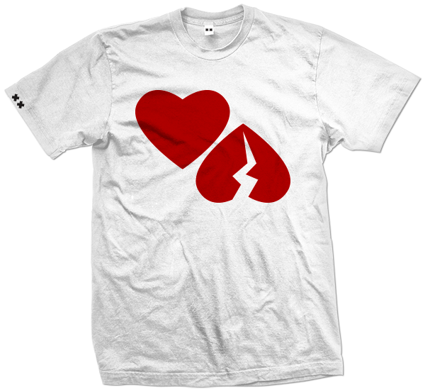 Vday Heart Flip Tee