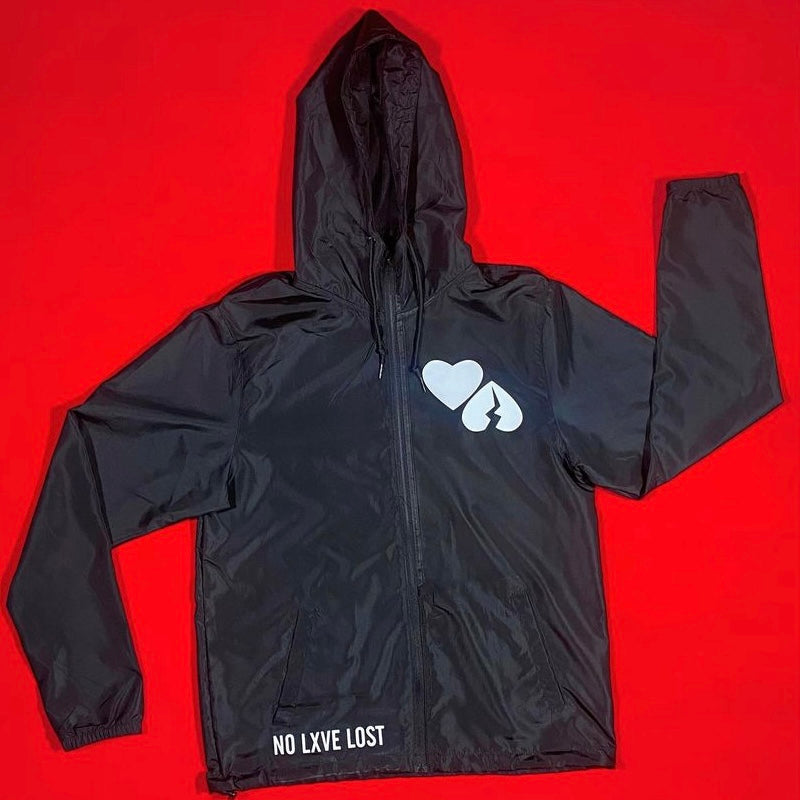 LXVE over Hxte windbreaker